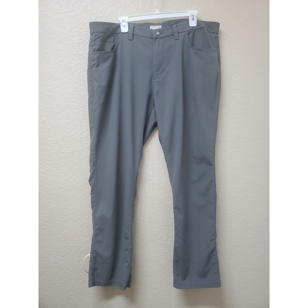 tasc Performance Gray Pants Men Stretch Bamboo Viscose Eco Comfort Trousers 40